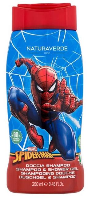 Dušigeel ja šampoon Naturaverde Spider-Man, 250 ml