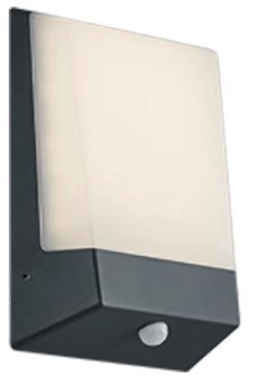 Sieninis lauko šviestuvas Trio Kasai, 9W, LED, IP54, antracito sp., 5.9 cm x 21.1 cm
