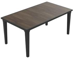 Садовый стол Keter Deco Futura, серый цв./ореховый цв., 165 см x 95 см x 75 см
