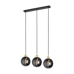 Šviestuvas kabinamas TK Lighting Cyklop 2753, E27, 3 x 60 W, juoda sp. / juoda sp.