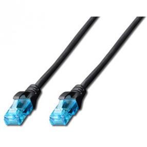 Laidas Digitus CAT 5e FTP Patch RJ-45 8P8C, RJ-45 8P8C, 0.5 m, juoda sp.