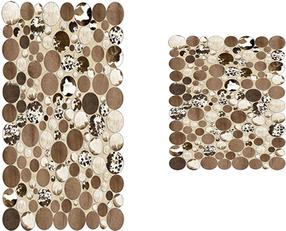 Vonios kilimėlių rinkinys Foutastic 21013015KA, ruda sp., 100 cm x 60 cm