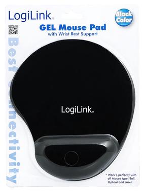 Коврик для мыши Logilink ID0027, 20.4 см x 23 см x 2 см, черный цв.