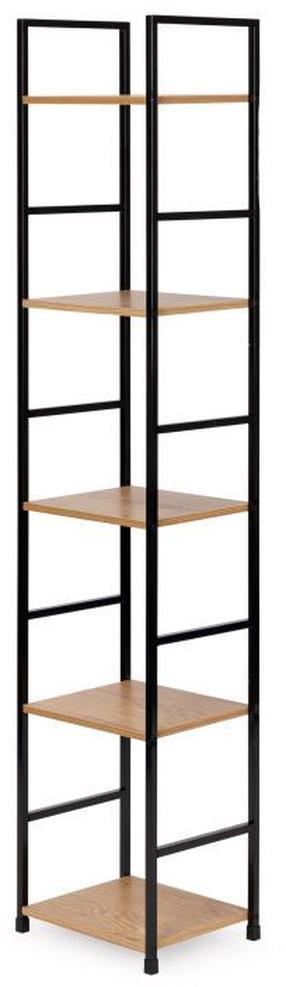 Grīdas plaukts ModernHome Loft 5 CWJ3024144L, ozola krās., 144.5 cm x 23.5 cm x 29 cm