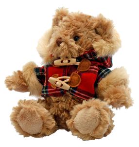 Плюшевая игрушка Keel Toys, коричневый цв./красный цв., 20 см