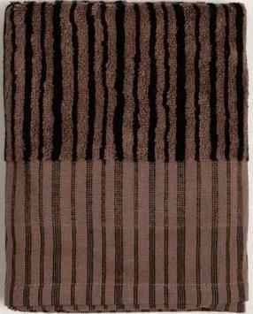 Vannas dvielis Homla Basic Demi 245790, brūna krās./melna krās., 90 cm x 50 cm
