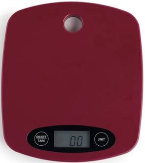 Elektroniski virtuves svari Jata Sensor HBAL1203, sarkana krās.
