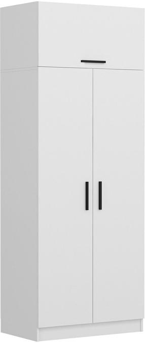 Spinta Kalune Design Kale 2219, balta sp., 90 cm x 52 cm x 235 cm