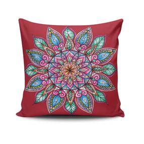 Dekoratyvinės pagalvėlės užvalkalas Mioli Decor MANDALA-12, įvairių spalvų, 43 cm x 43 cm