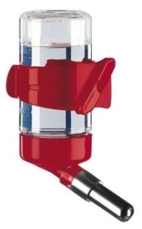 Grauzēju dzirdinātava Ferplast FPI 4661 Drinky 75, 8.5 cm x 4 cm x 11 cm, 0.075 l, caurspīdīga krās./sarkana krās.