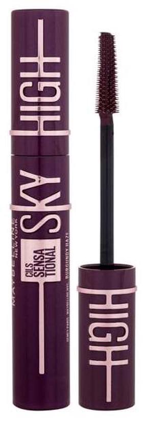 Ripsmetuši komplekt Maybelline Lash Sensational Sky High, 7.2 ml, burgundy haze v.