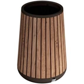 Lillepott Keter Deco Conic Planter, plastik, 51 cm x 51 cm, Ø 51 cm, pruun v.