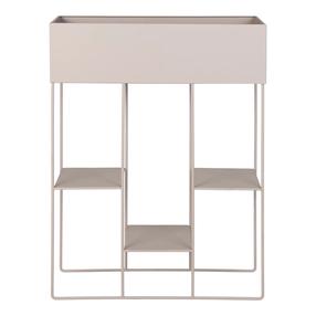 Ziedu kaste House Nordic Rabo 9201010, tērauds, 60 cm x 25 cm, smilškrāsas