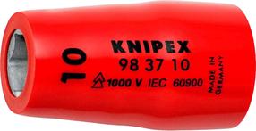 Žvaigždinė varžtų veržlių galvutė Knipex 98 37 10, 42 mm, 10 mm, 3/8", Ø23 mm