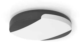 Āra griestu lampa Lutec Sweep, 23W, LED, IP54, pelēka krās., 26 cm x 5.5 cm