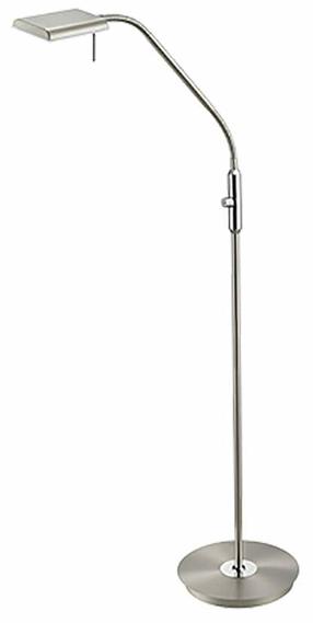 Stāvlampa Trio Bergamo, 12 W, LED, niķeļa krās.