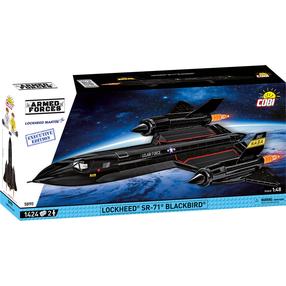Konstruktorius, lėktuvas Cobi Armed Forces Lockheed SR-71 Blackbird 5890, 1424 vnt., juoda sp.