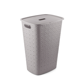 Veļas kaste Curver Softex, 56 l, pelēka krās., 42 cm x 31.6 cm x 60 cm