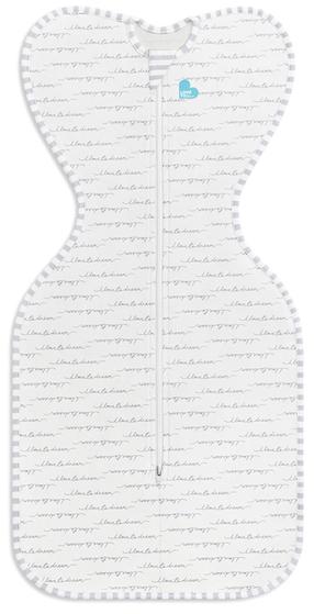 Plonas miegmaišis kūdikiui Love To Dream Swaddle Up Etap 1, balta sp., 68 cm