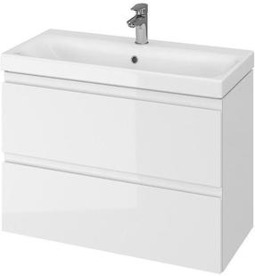 Vonios spintelė po praustuvu Cersanit Moduo Slim, balta sp., 37.5 cm x 79.5 cm x 57 cm
