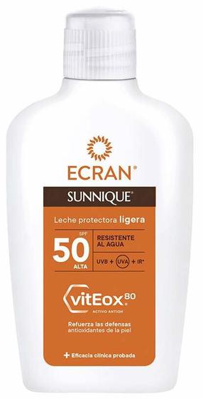 Молочко для ухода за загаром для тела/для лица Ecran Sunnique Protective SPF50, 200 мл