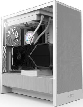 Корпус компьютера NZXT H5 Flow, белый цв.