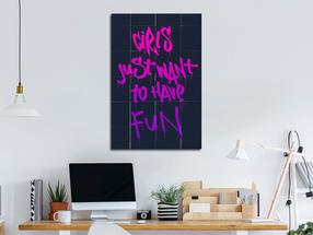 Репродукция Artgeist Girls Just Want To Have Fun, m-a-0908-b-a, 80 см x 120 см