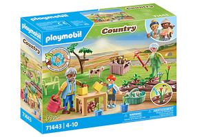 Konstruktors Playmobil Country Idillisks Dārzeņu Dārzs ar Vecvecākiem 71443