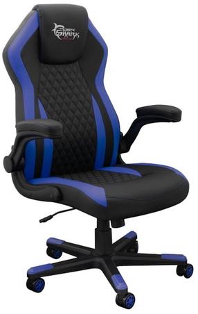 Игровой стул White Shark Dervish K-8879, 66 x 69 x 113 - 123 см, синий цв./черный цв.
