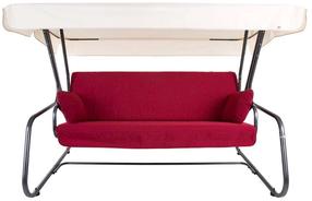 Lauko sūpynės Patio Vita, balta sp./raudona sp., 220 cm x 134 cm x 157 cm