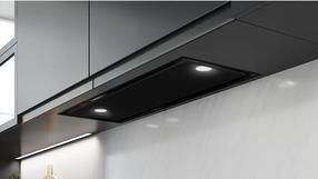 Integreeritav õhupuhasti Esistyle Linear 76 Total Black Glass (E062000123), must v.