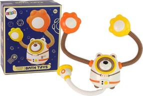 Vannas rotaļlieta Lean Toys Cosmonaut Bear 11505, brūna krās./balta krās.