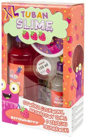 Šlykštuko - gleivių gamybos rinkinys Tuban Strawberry, įvairių spalvų