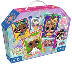 Dėlionė Trefl Colorful L.O.L. Dolls 53016, 27.5 cm x 41 cm, 70 vnt., įvairių spalvų