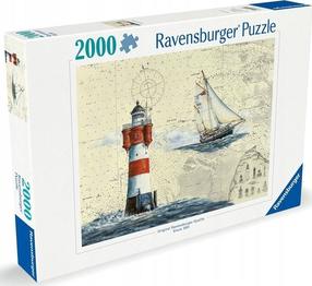 Dėlionė Ravensburger Sailing Lighthouse, 75 cm x 98 cm, 2000 vnt., įvairių spalvų