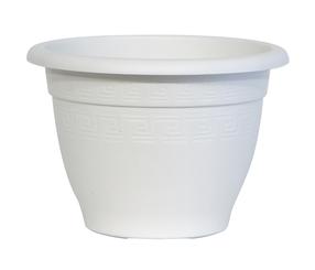 Gėlių vazonas Plasticotto, plastikinis, Ø 42 cm, balta sp.