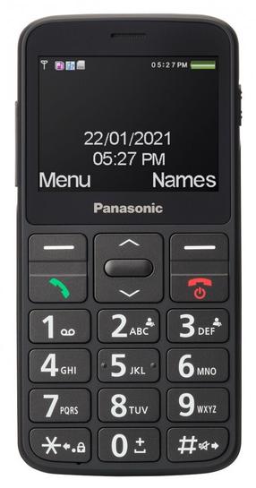 Mygtukinis telefonas Panasonic KX-TU160EXB, 32 GB, juoda sp.