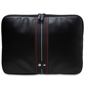 Sülearvutiümbris BMW Stripes BMCS14COMSCAKR, must v./punane v., 14"