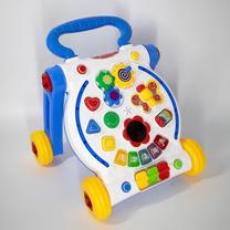 Vaikiškas stumdukas - vaikštynė ICOM Learning Walker, 53 cm, įvairių spalvų