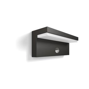 Sieninis lauko šviestuvas Philips Bustan, 4.5W, LED, IP44, antracito sp., 7.8 cm x 9.2 cm