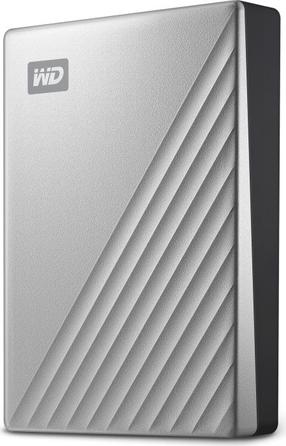 Жесткий диск Western Digital My Passport Ultra, HDD, 5 TB, серебристый цв.