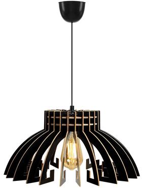 Šviestuvas kabinamas Opviq Big Crown 390FLH1534, E27, 1 x 60 W, juoda sp. / juoda sp.
