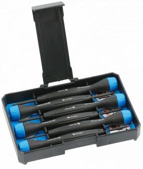 Atsuktuvų rinkinys Högert, kryžminis/plokščias, izoliuotas, 6 vnt.