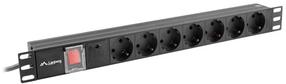 Įtampos stabilizatorius Lanberg PDU-07F-0200-IEC-BK, 2 m
