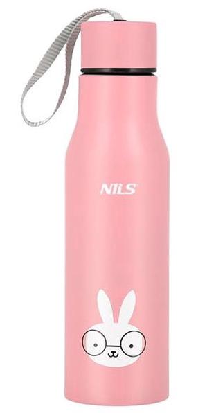Бутылка-термос Nils Camp Bunny NCB12, 0.5 л, розовый цв.