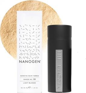 Matu pūderis Nanogen Keratin Hair Fibres 10 Light Blonde, 30 g