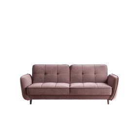 Sofa Bellis Velvetmat 24, rožinė sp., 90 x 220 cm x 83 cm