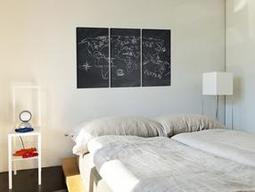 Kamštinė reprodukcija Artgeist Travel Broadens The Mind (Triptych) PINNWAND194, 60 cm x 40 cm