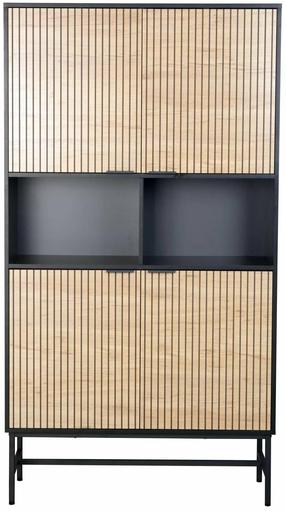 Spinta Mago R1, ruda/juoda, 40 cm x 100 cm x 184 cm