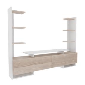 TV galds Kalune Design Ava, balta krās., 31.7 cm x 183.6 cm x 140 cm
